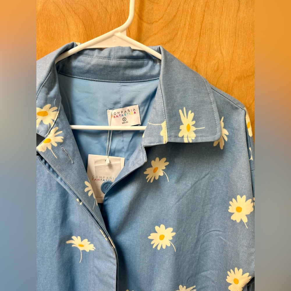 NWT! Compania Fantastica Daisy Trench Coat